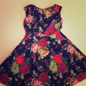 Baker By Ted Baker Girls Multicolored Flower Dress